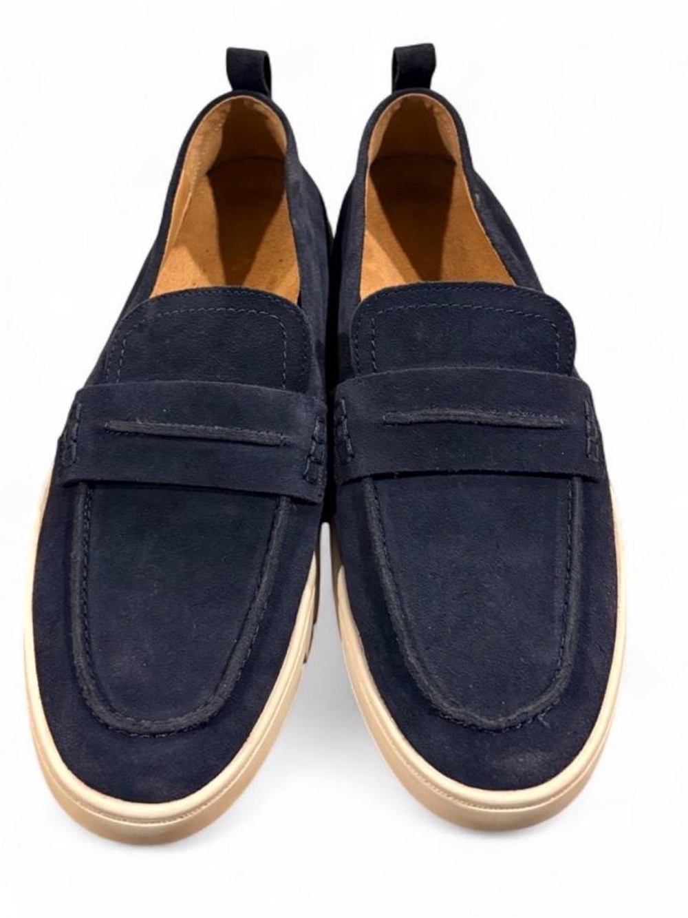 Vionic Chantel Navy Blue Suede Loafers Womens Size 9 NWOB - Picture 2 of 6
